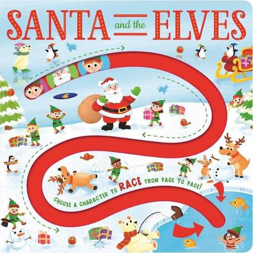 Cover image for Santa and the Elves Maze Board: Maze Book for Kids