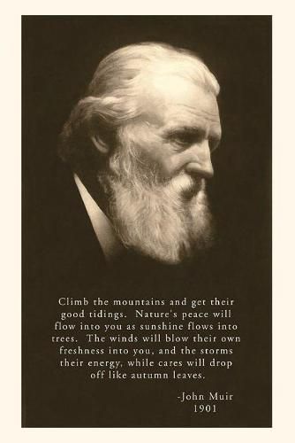 Cover image for Vintage Journal John Muir Photo with Quote