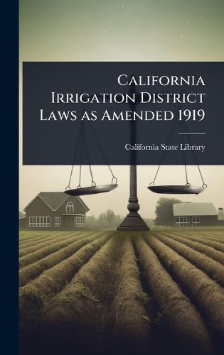 Cover image for California Irrigation District Laws as Amended 1919
