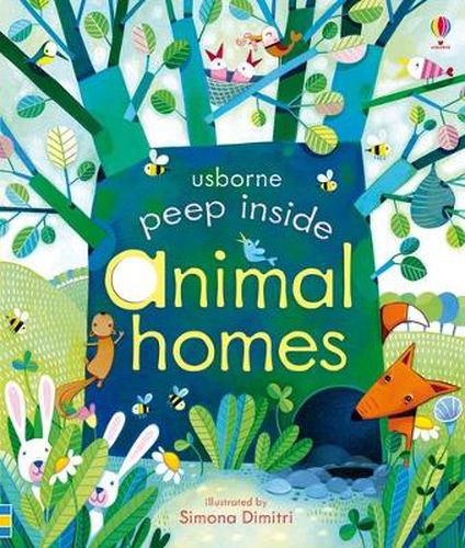 Cover image for Peep Inside Animal Homes