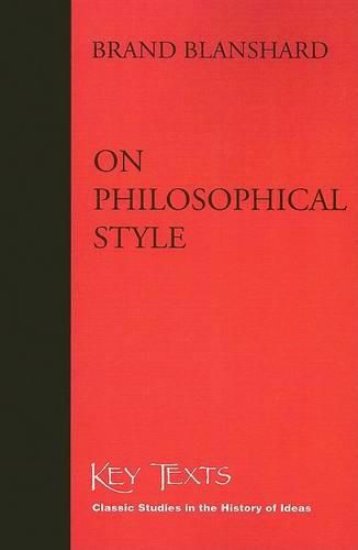 On Philosophical Style