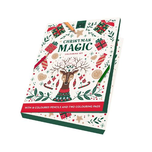 Cover image for Christmas Magic Adult Colouring Set