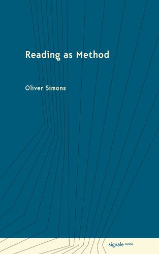 Cover image for Reading As Method
