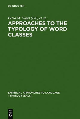 Cover image for Approaches to the Typology of Word Classes