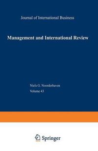 Cover image for Management and International Review: Can Multinationals Bridge the Gap Between Global and Local?