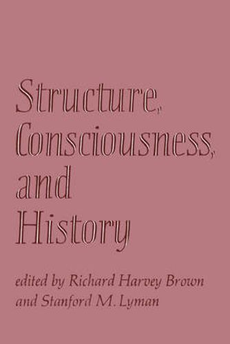 Cover image for Structure, Consciousness, and History