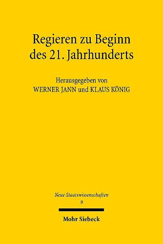 Cover image for Regieren zu Beginn des 21. Jahrhunderts