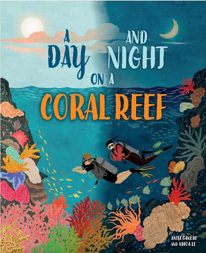 Cover image for A Day and Night: On a Coral Reef