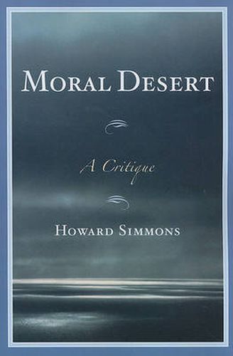 Cover image for Moral Desert: A Critique