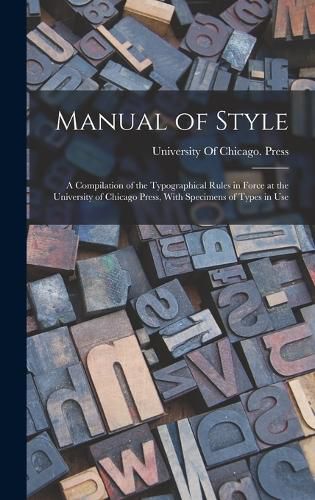 Cover image for Manual of Style