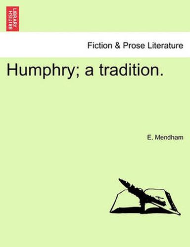 Cover image for Humphry; A Tradition.