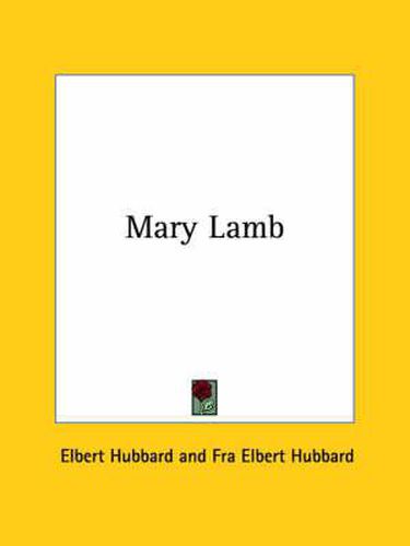 Cover image for Mary Lamb