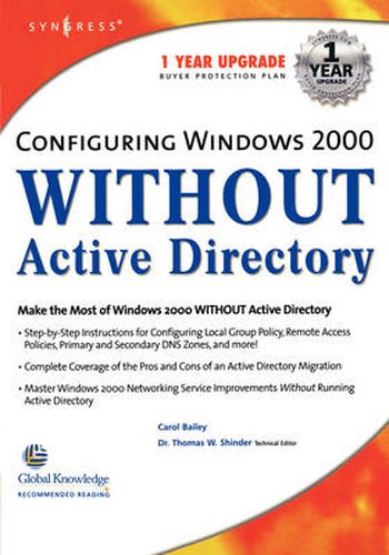 Cover image for Configuring Windows 2000 without Active Directory