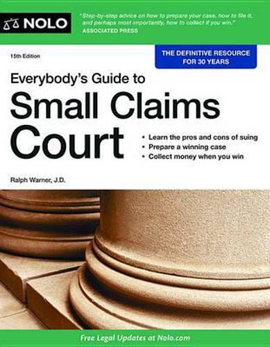 Cover image for Everybody's Guide to Small Claims Court