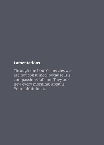 Cover image for NKJV Bible Journal - Lamentations Softcover