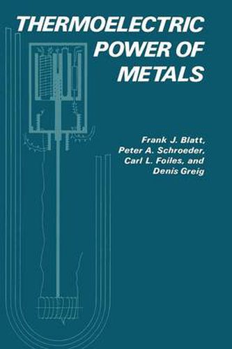 Cover image for Thermoelectric Power of Metals