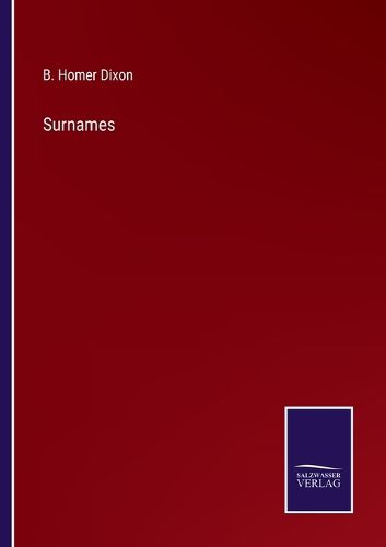 Cover image for Surnames