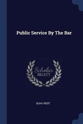 Public Service by the Bar