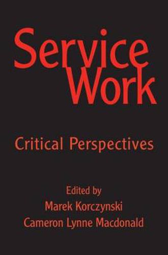 Cover image for Service Work: Critical Perspectives