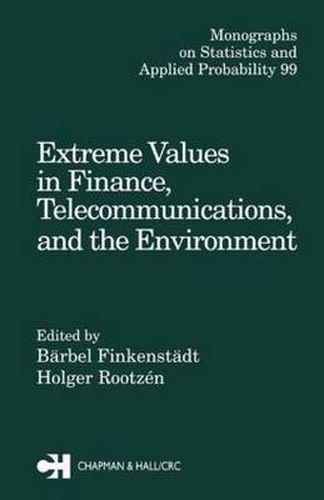 Cover image for Extreme Values in Finance, Telecommunications, and the Environment