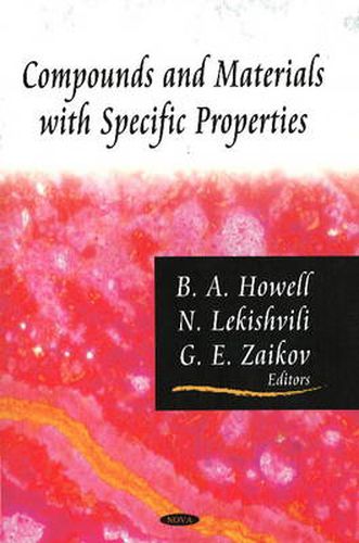 Cover image for Compounds & Materials with Specific Properties