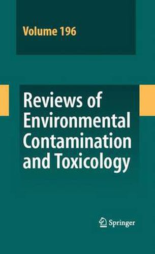 Cover image for Reviews of Environmental Contamination and Toxicology 196