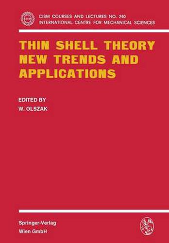 Cover image for Thin Shell Theory: New Trends and Applications