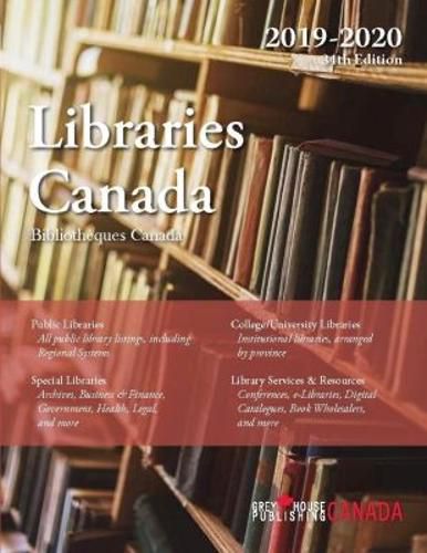 Cover image for Libraries Canada, 2019/20