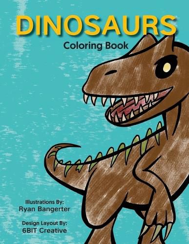 Cover image for Dinosaurs - Coloring Book