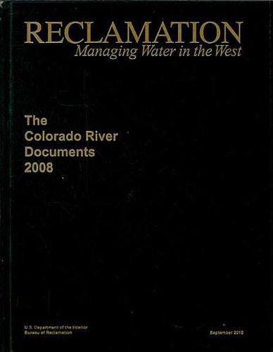 Cover image for Colorado River Documents 2008