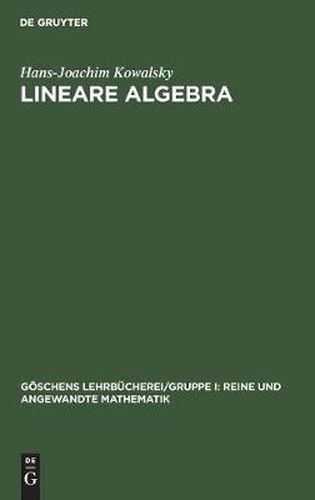 Cover image for Lineare Algebra