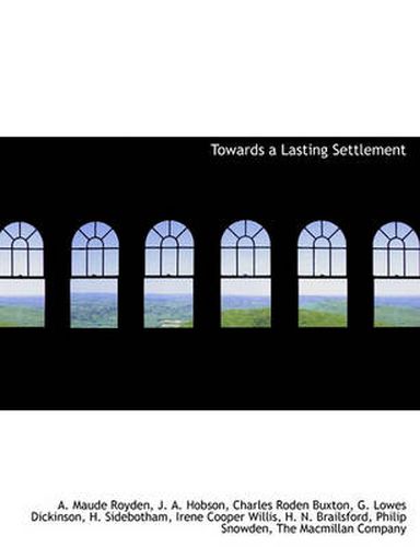 Cover image for Towards a Lasting Settlement