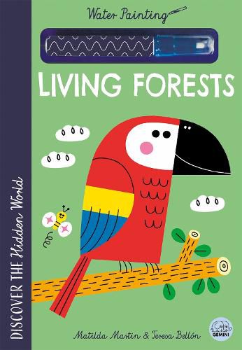 Cover image for Hidden World - Water Painting Living Forests