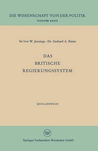 Cover image for Das Britische Regierungssystem