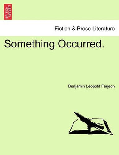 Cover image for Something Occurred.