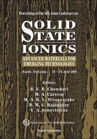 Cover image for Solid State Ionics: Advanced Materials For Emerging Technologies - Proceedings Of The 10th Asian Conference