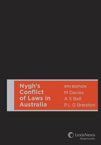 Cover image for Nygh's Conflict of Laws in Australia