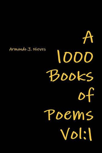 Cover image for A 1000 books of poems