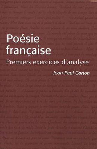 Poesie Francaise: Premiers Exercices D'analyse