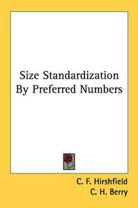 Cover image for Size Standardization by Preferred Numbers