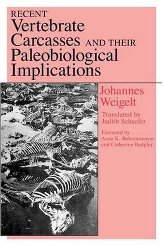 Cover image for Recent Vertebrate Carcasses and Their Palaeobiological Implications