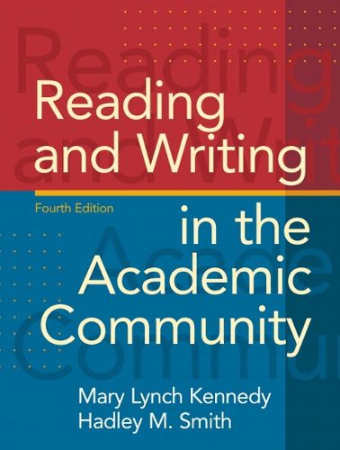 Cover image for Reading and Writing in the Academic Community