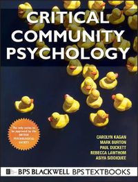 Cover image for Critical Community Psychology: Critical Action and Social Change