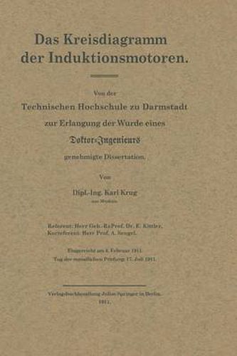 Cover image for Das Kreisdiagramm Der Induktionsmotoren