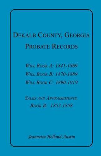 DeKalb County, Georgia, Probate Records