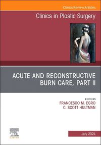 Cover image for Acute and Reconstructive Burn Care, Part II, An Issue of Clinics in Plastic Surgery: Volume 51-3