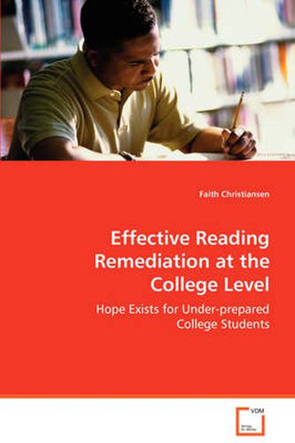 Cover image for Effective Reading Remediation at the College Level