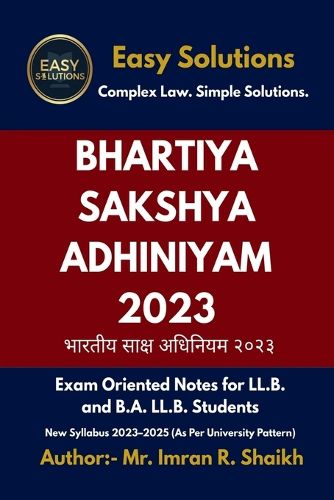 Cover image for Bhartiya Sakshya Adhiniyam 2023