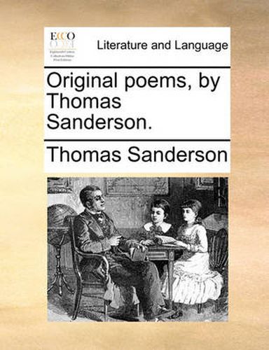 Cover image for Original Poems, by Thomas Sanderson.