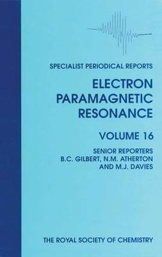 Electron Paramagnetic Resonance: Volume 16